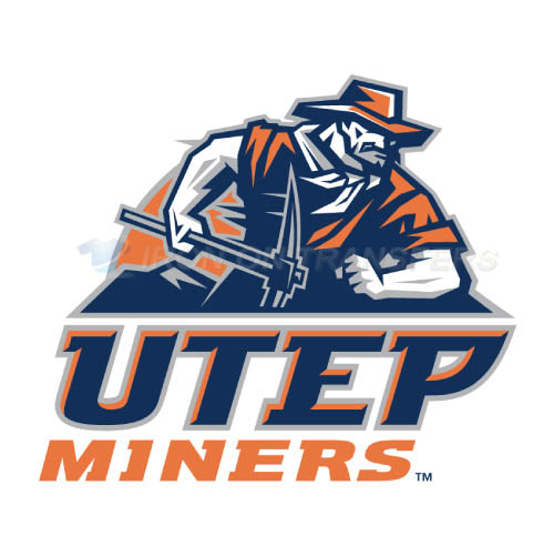 UTEP Miners Iron-on Stickers (Heat Transfers)NO.6766
